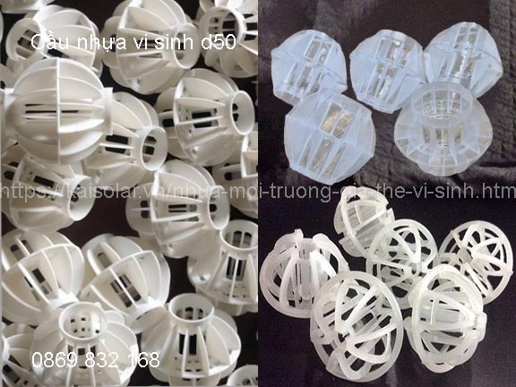 Cầu nhựa vi sinh d50 - Giải pháp tăng công suất, hiệu quả cao trong xử lý nước thải