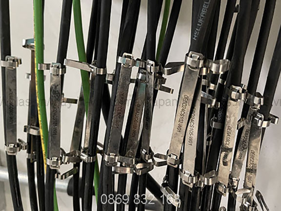 Thẻ cốt inox đánh dấu đường dây - tủ bảng điện