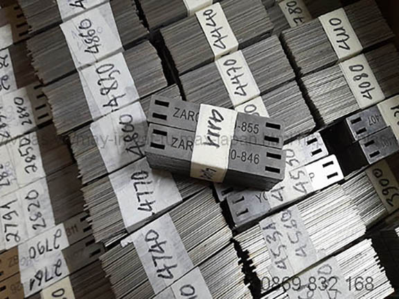 Thẻ cốt inox đánh dấu đường dây - tủ bảng điện