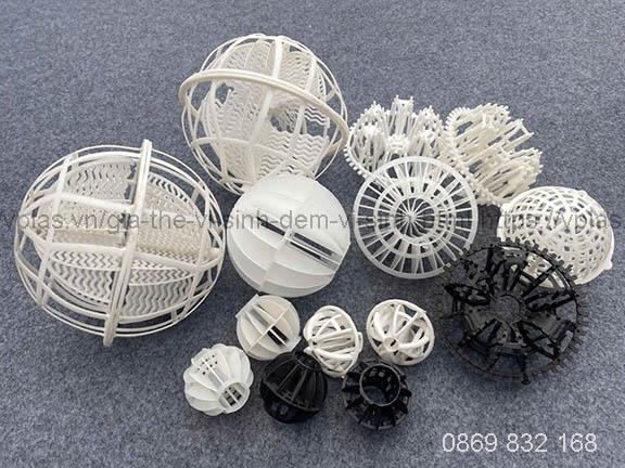 Cầu nhựa vi sinh các loại sử dụng trong xử lý nước thải