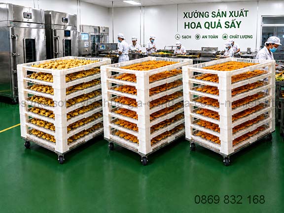 Khay sấy nhựa sử dụng đặc biệt hiệu quả trong công nghệ sấy hiện nay
