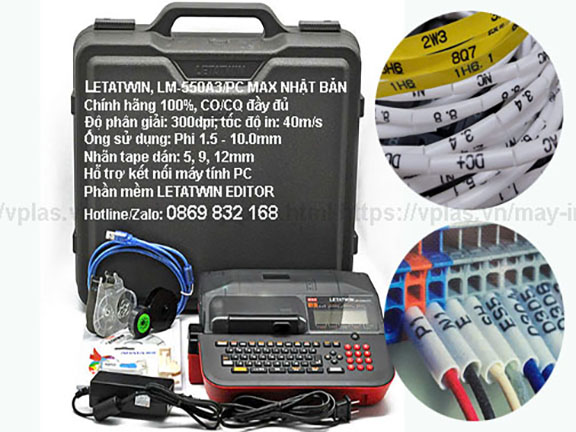 Thiết bị in đầu cốt Max - Nhật Bản 