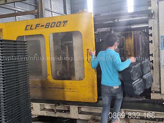 Quy trình sản xuất và lắp đặt hộp nhựa Uboot sàn rỗng